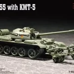 Alacsony ár Trumpeter T-55 with KMT-5 harckocsi makett