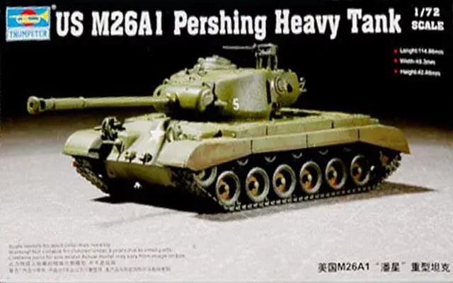Rendeld meg most Trumpeter US M26A1 Heavy Tank harckocsi makett