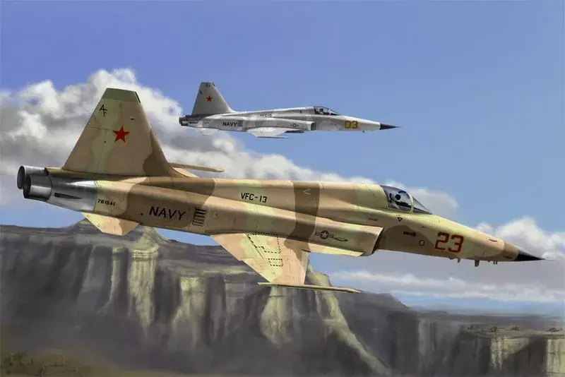 Kihagyhatatlan ajánlat Hobby Boss F-5E Tiger II fighter - Re-edition makett