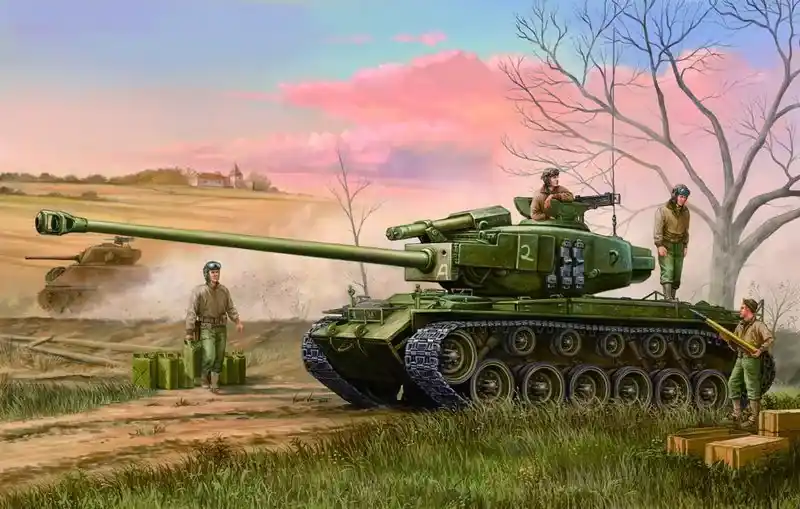 Árengedmény Hobby Boss T26E4 Super Pershing, Pilot 1 makett