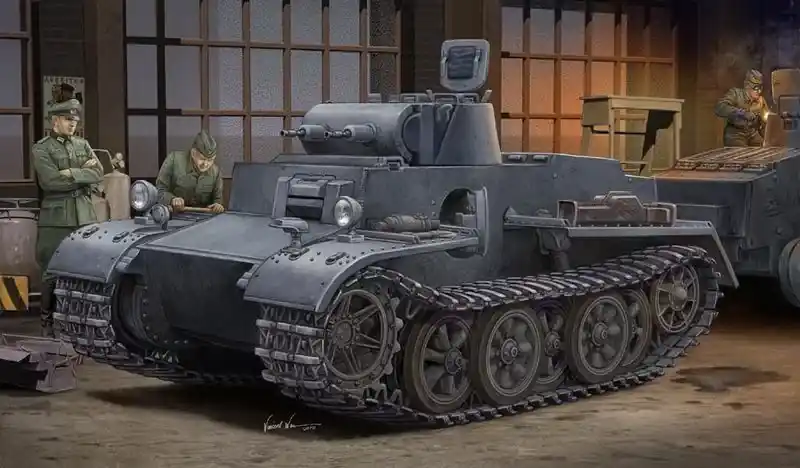 Hobby Boss German Pfzkpfw.IAusf.F(VK1801)-Early makett Vásárlói kedvenc