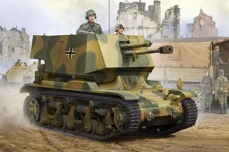 Hobby Boss 4,7cm Pak(t) Sfl.auf Fgst. 35 R 731(f) makett Biztonságos fizetés