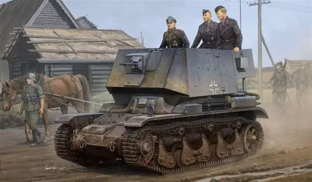 Kiárusítás Hobby Boss Befehlsfahrzeug auf Fgst.Pz.Kpfw.35 R731 makett