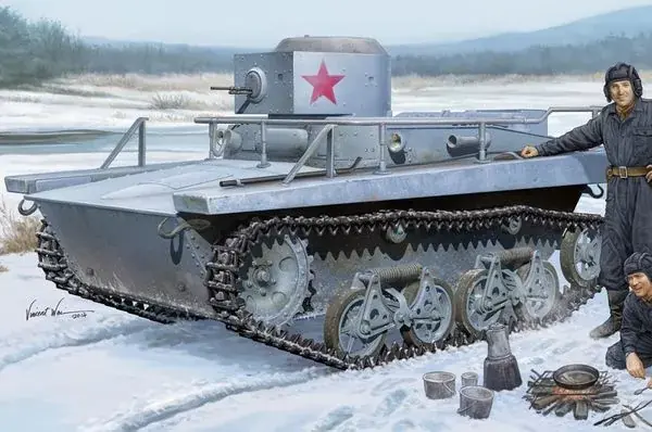 Azonnali szállítás Hobby Boss Soviet T-37TU Command Tank makett