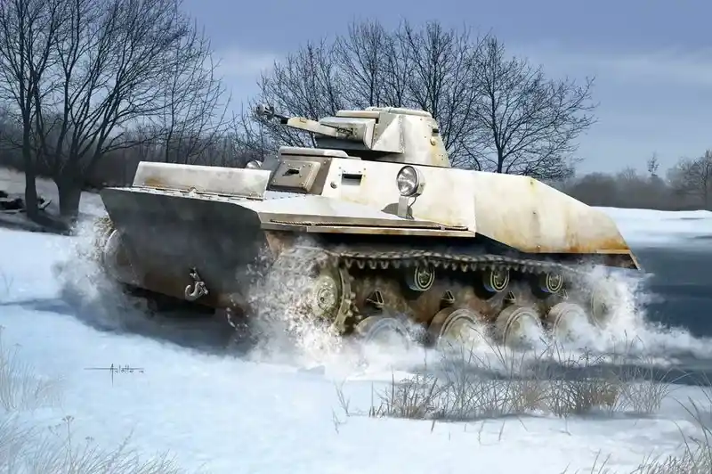 Hobby Boss Russian T-40 Light Tank makett Exkluzív ajánlat