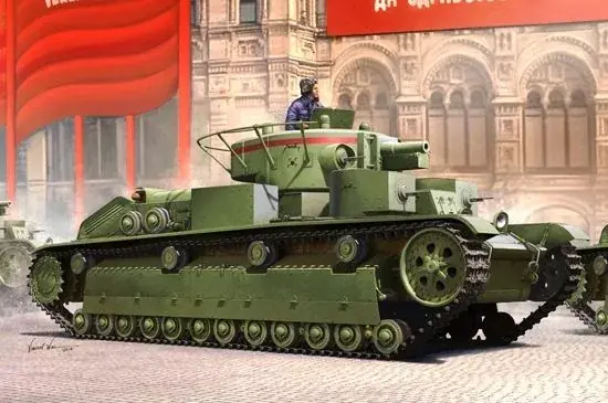 Hobby Boss Soviet T-28 Medium Tank (Early) makett Gyors kiszállítás