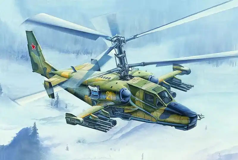 Kiárusítás Hobby Boss Ka-50 Black shark Attack Helicopter makett