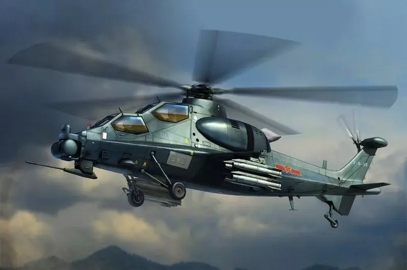 Különleges ajánlat Hobby Boss Chinese Z-10 Attack Helicopter makett