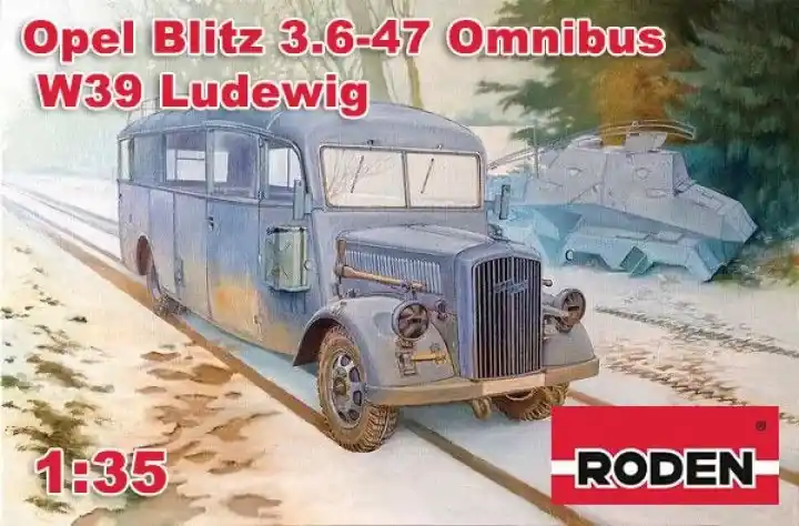 Roden Opel Blitz 3.6-47 Omnibus W39 Ludewig makett Vedd meg online
