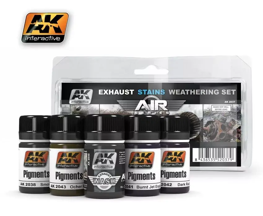 AK Exausts Stains Weathering Set Azonnal elérhető