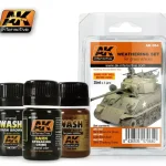 Outlet AK Weathering Green Vehicles Set
