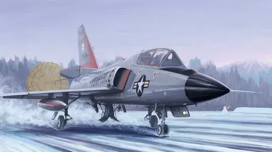 Trumpeter US F-106B Delta Dart 1 48 repülőgép makett Ajánlat