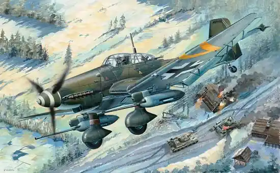 Trumpeter Junkers Ju-87G-2 Stuka repülőgép makett Nézd meg most