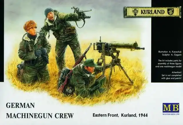 Újdonság Masterbox German Machine gun Crew, Eastern Front, Kurland, 1944