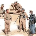 Prémium Masterbox Modern US tankmen in Afganistan