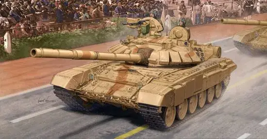 Vásárlói kedvenc Trumpeter Indian T-90C MBT harcjármű makett