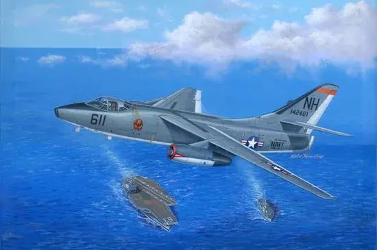 Trumpeter EA-3B Skywarrior Strategic Bomber 1 48 repülőgép makett Bestseller