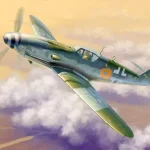 Akció Trumpeter Messerschmitt Bf 109K-4 repülőgép makett