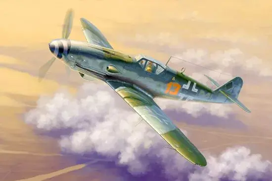 Akció Trumpeter Messerschmitt Bf 109K-4 repülőgép makett
