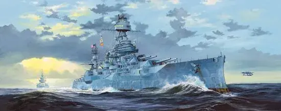 Trumpeter USS New Texas BB-35 hajó makett Azonnal elérhető