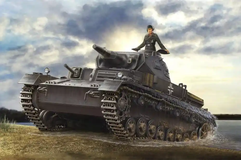Hobby Boss German Panzerkampfwagen IV Ausf D/TAUCH makett Alacsony ár
