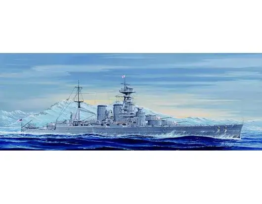 Népszerű Trumpeter HMS HOOD 1931 hajó makett