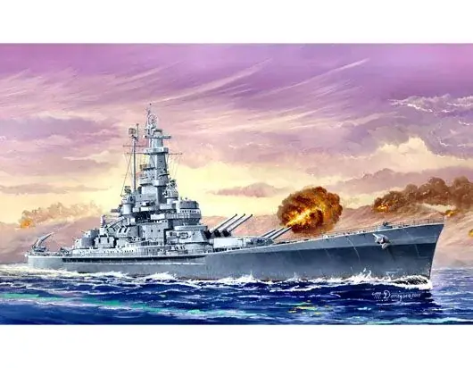 Újdonság Trumpeter USS Massachusetts (BB-59) hajó makett