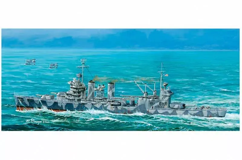 Legnépszerűbb Trumpeter USS Tuscaloosa CA-37 hajó makett