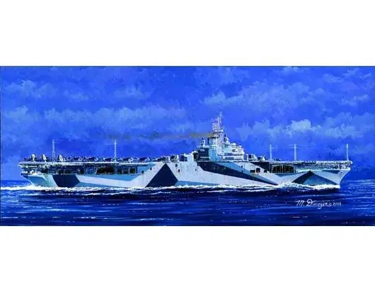 Trumpeter USS Ticonderoga CV-14 hajó makett Azonnal elérhető