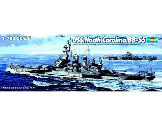 Trumpeter USS North Carolina BB-55 hajó makett Ajánlat