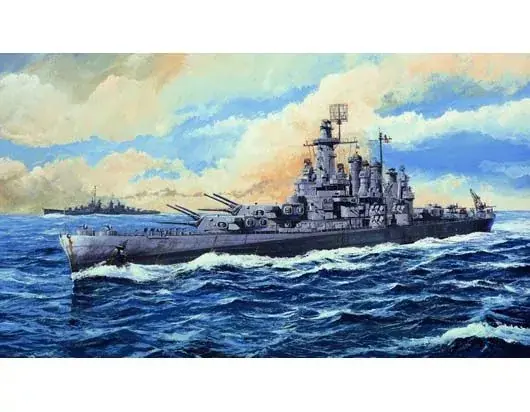 Végkiárusítás Trumpeter USS Washington BB-56 hajó makett
