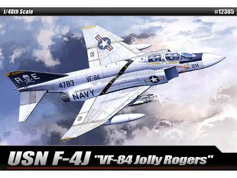 Árengedmény Academy McDonnell F-4J Phantom VF-84 Jolly Rogers makett