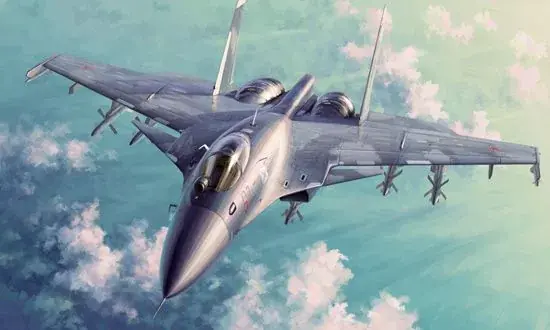 Újdonság Trumpeter Russian Su-33 Flanker vadászrepülőgép makett