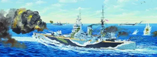 Legnépszerűbb Trumpeter HMS Rodney hajó makett 1 200