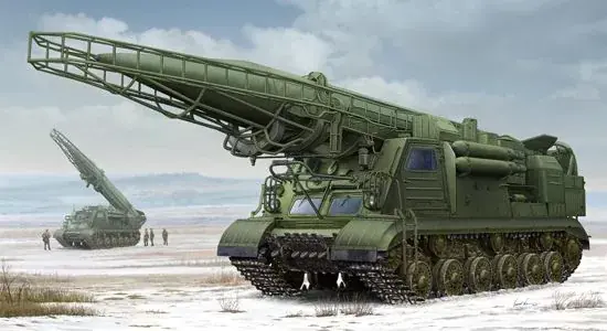 Gyors szállítás Trumpeter Ex-Soviet 2P19 Launcher w/R-17 Missile harcjármű makett