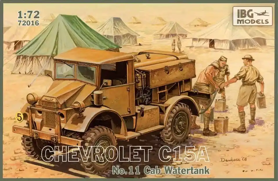 IBG Chevrolet C15A No.11 Cab Watertank makett Gyors szállítás