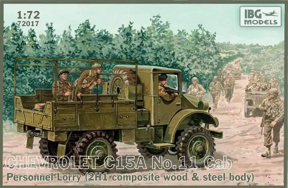 IBG Chevrolet C15A No.11 Cab Personnel Lorry makett Legkelendőbb