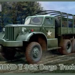IBG DIAMOND T 968 Cargo Truck makett Expressz szállítás