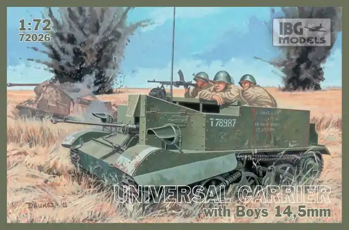 IBG Universal Carrier I Mk.I with Boys AT rifle makett Expressz szállítás