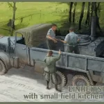 Korlátozott ajánlat IBG Einheitsdiesel with small field kitchen Hf.14 makett