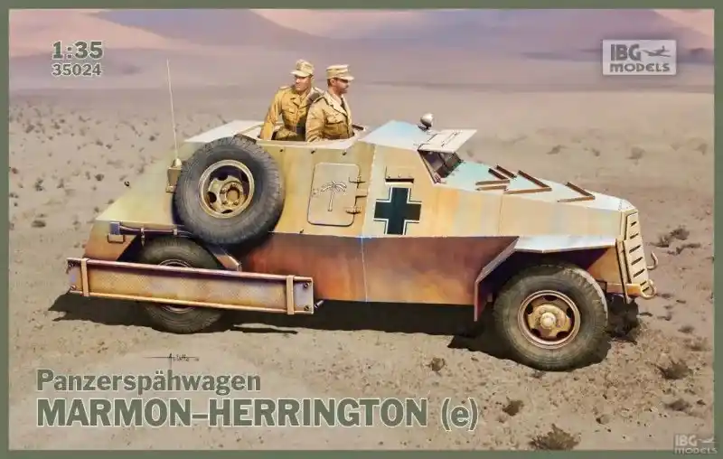 IBG Marmon-Herrington (e) Panzerspahwagen makett Szuper ajánlat