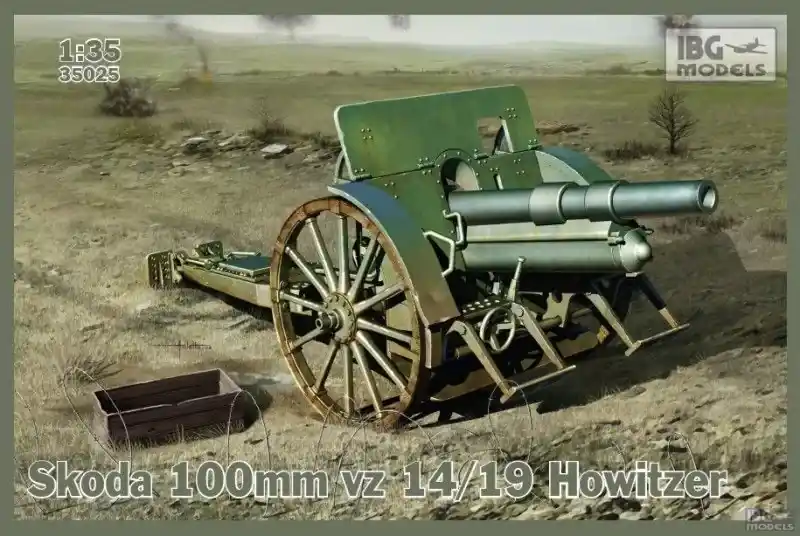 Gyors kiszállítás IBG Skoda 100 mm vz14/19 Howitzer makett