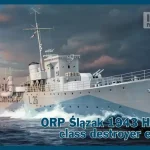 Gyors kiszállítás IBG ORP Slazak 1943 Hunt II class destroyer escort makett