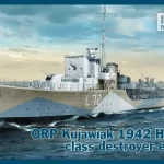 Utolsó esély IBG ORP Kujawiak 1942 Hunt II class destroyer escort makett