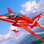 Revell BAe Hawk T.1 Red Arrows makett Szuper akció