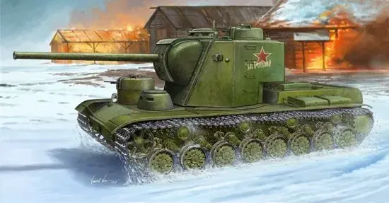 Trumpeter KV-5 Super Heavy Tank harcjármű makett Olcsóbb