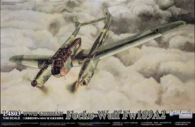 Great Wall Hobby Focke-Wulf Fw 189 A-2 makett Expressz kézbesítés