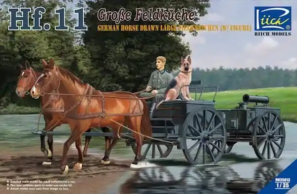 Riich Models German Horses Drawn Large Field Kitchen Hf.11 makett Szuper ajánlat
