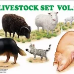 Kiárusítás Riich Models Livestock Set Vol.1