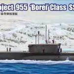 Árcsökkenés Riich Models Russian Project 955 "Borei" class SSBN makett